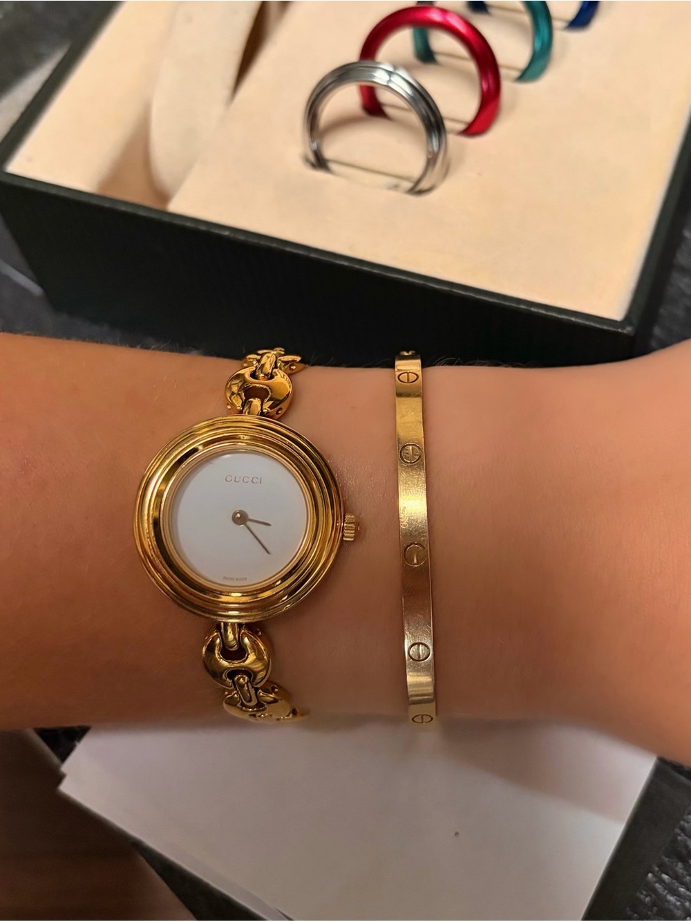 Rare Vintage GUCCI Bezel Change Watch